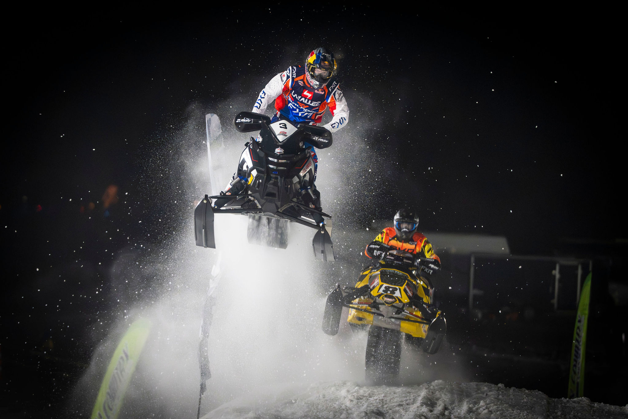 Night racing under the lights